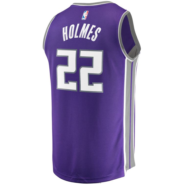 NBA 00F2L17872 sacramento kings richaun holmes maglia viola giocatore contropiede veloce