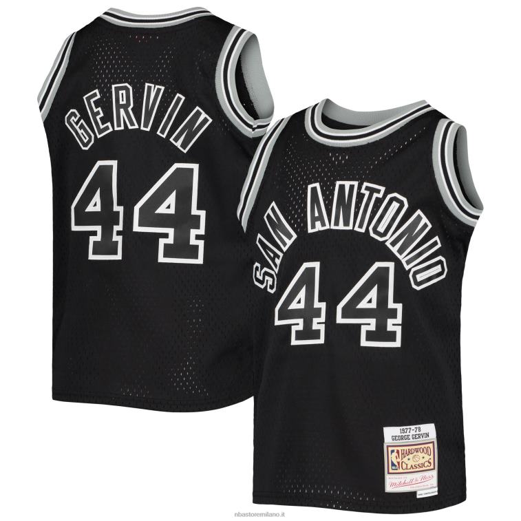 NBA 00F2L17779 san antonio spurs george gervin black 1978-79 hardwood classics maglia da swingman