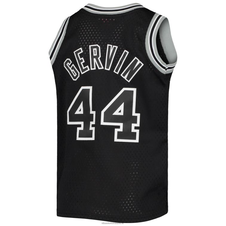 NBA 00F2L17779 san antonio spurs george gervin black 1978-79 hardwood classics maglia da swingman