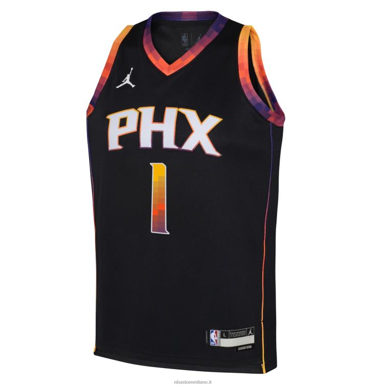NBA 00F2L16721 phoenix suns devin booker jordan marca maglia swingman nera