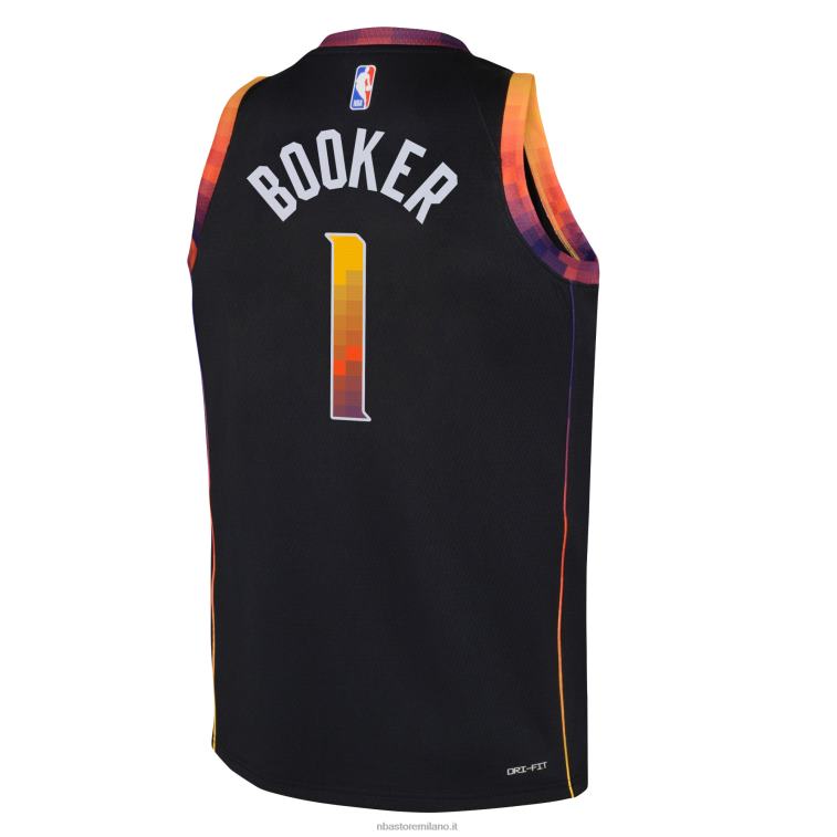 NBA 00F2L16721 phoenix suns devin booker jordan marca maglia swingman nera