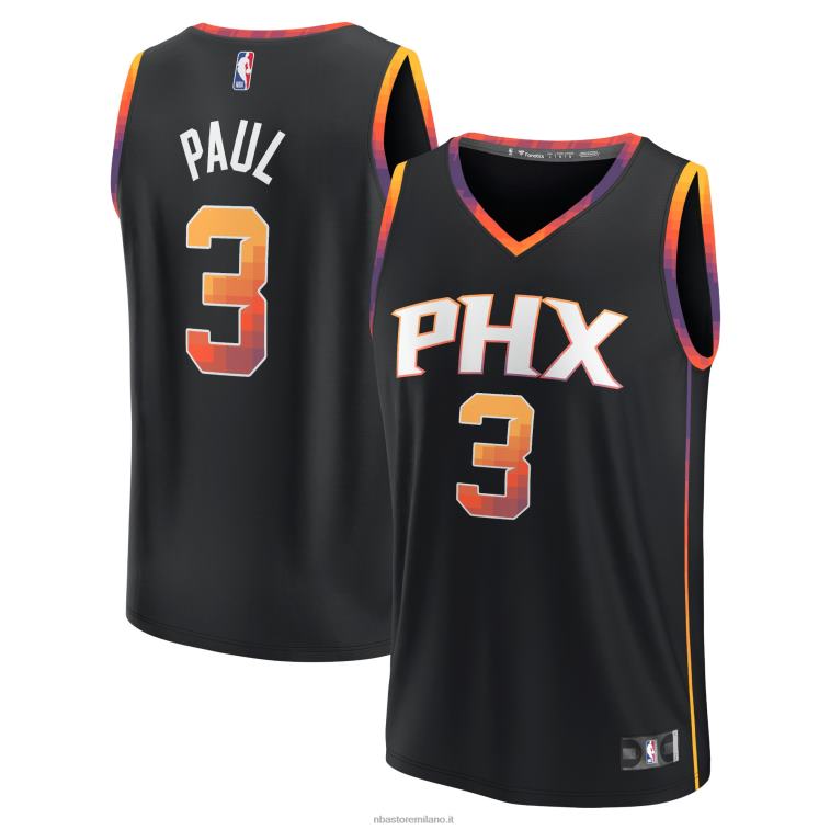 NBA 00F2L16751 phoenix suns chris paul maglia giocatore di contropiede nero