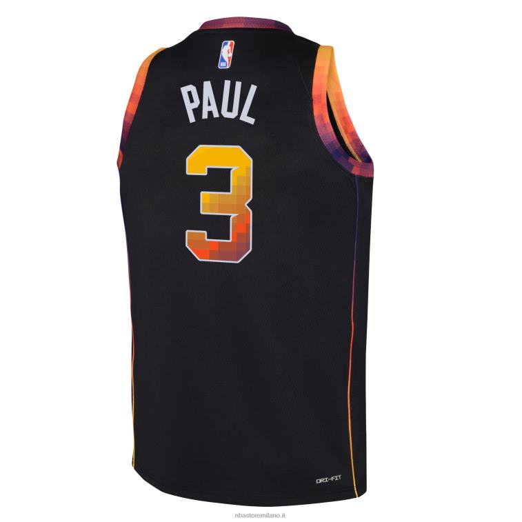 NBA 00F2L16977 phoenix suns chris paul jordan marca maglia swingman nera