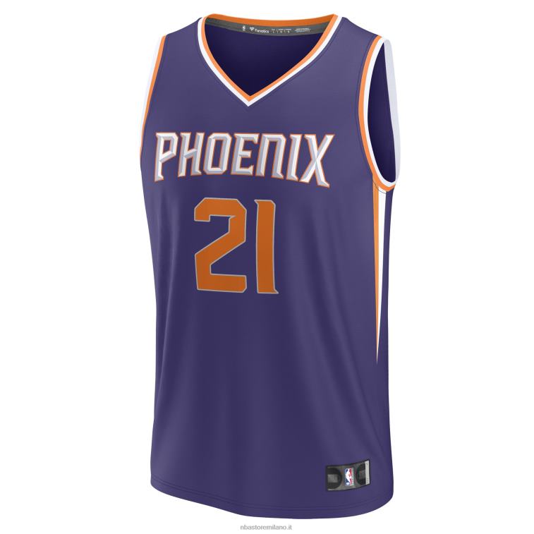 NBA 00F2L17607 phoenix suns tj warren maglia viola giocatore contropiede veloce