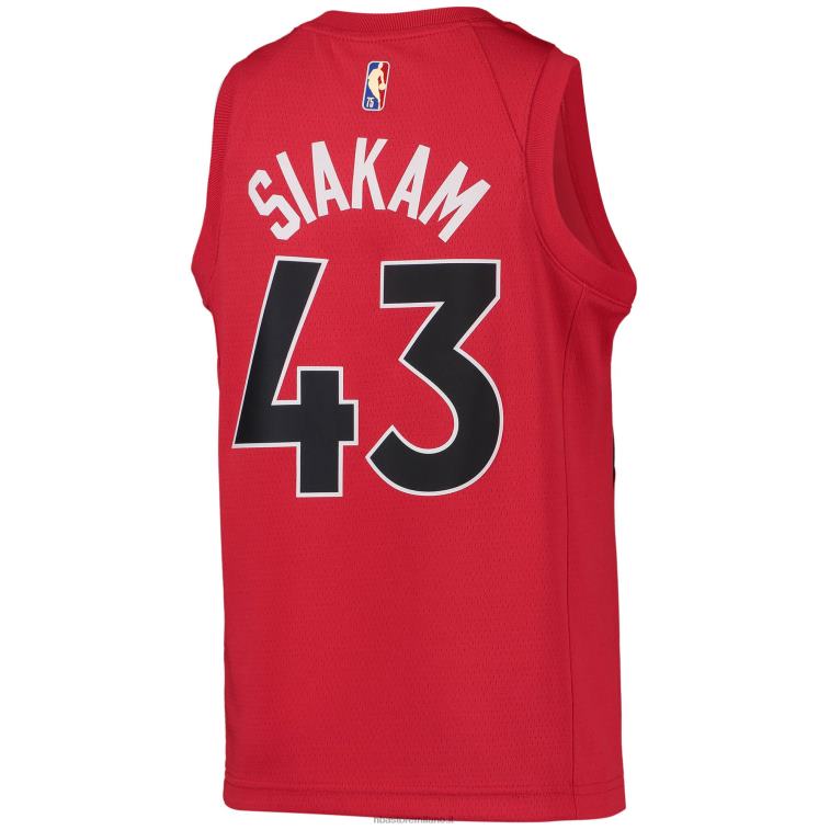 NBA 00F2L18692 toronto raptors pascal siakam maglia nike red diamond swingman