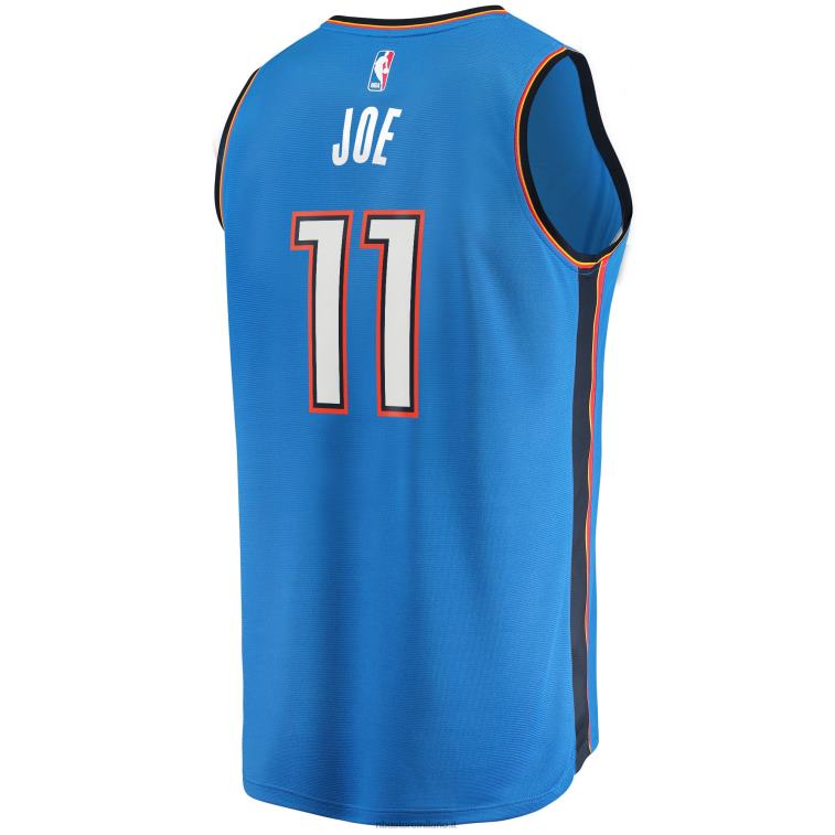 NBA 00F2L17879 oklahoma city thunder isaiah joe blu maglia da giocatore fast break
