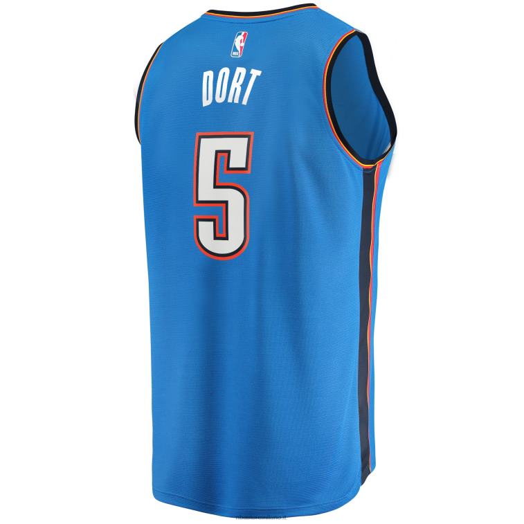 NBA 00F2L18204 oklahoma city thunder luguentz dort maglia giocatore contropiede blu