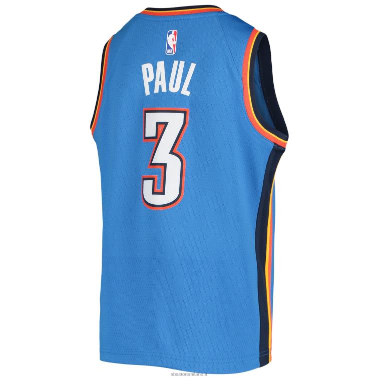 NBA 00F2L18730 oklahoma city thunder chris paul maglia swingman squadra blu nike
