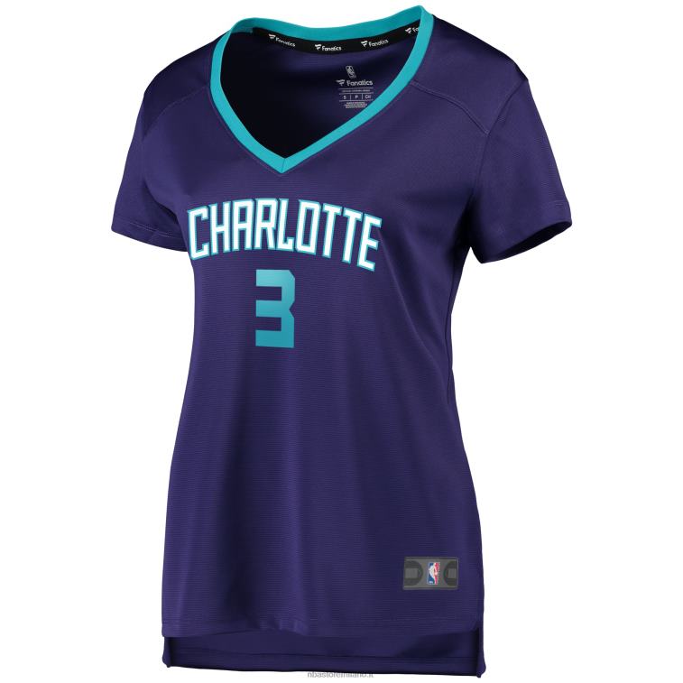 NBA 00F2L14282 charlotte hornets terry rozier viola maglia replica fast break