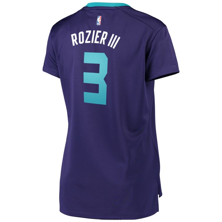 NBA 00F2L14282 charlotte hornets terry rozier viola maglia replica fast break