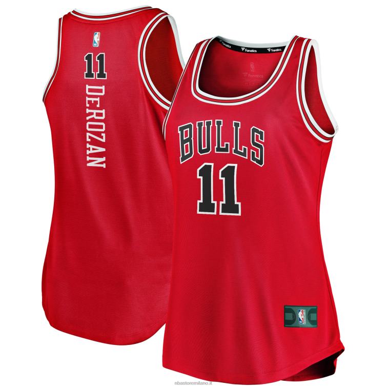 NBA 00F2L8776 chicago bulls demar derozan maglia serbatoio rosso fast break