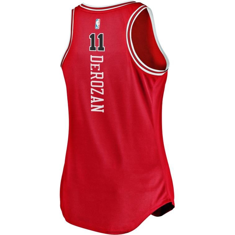 NBA 00F2L8776 chicago bulls demar derozan maglia serbatoio rosso fast break