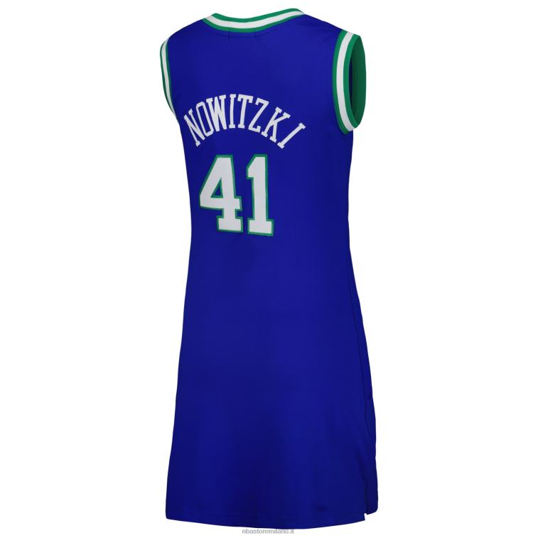 NBA 00F2L8831 dallas mavericks dirk nowitzki navy 1998 hardwood classics nome e numero abito in jersey giocatore