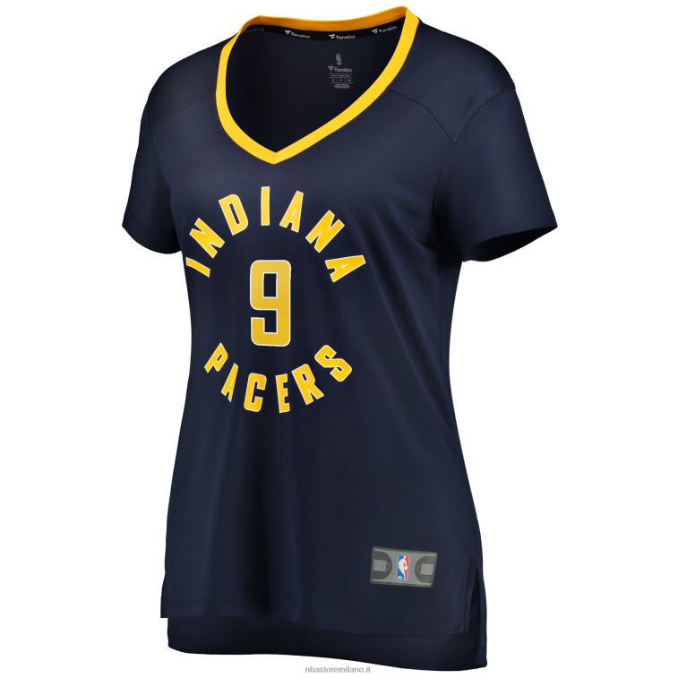 NBA 00F2L13750 indiana pacers t.j. maglia replica giocatore fast break blu navy mcconnell