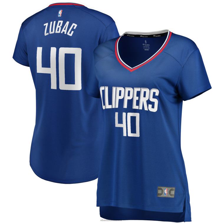 NBA 00F2L13411 la clippers ivica zubac royal fast break replica maglia