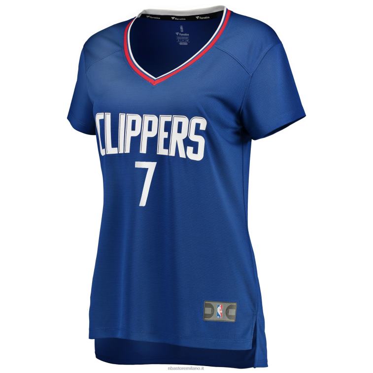 NBA 00F2L14011 la clippers amir coffey royal fast break maglia giocatore replica