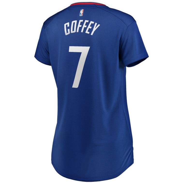 NBA 00F2L14011 la clippers amir coffey royal fast break maglia giocatore replica