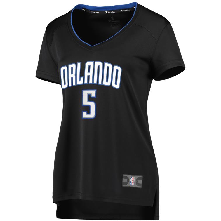 NBA 00F2L13471 orlando magic mohamed bamba maglia replica giocatore nero 2019 contropiede