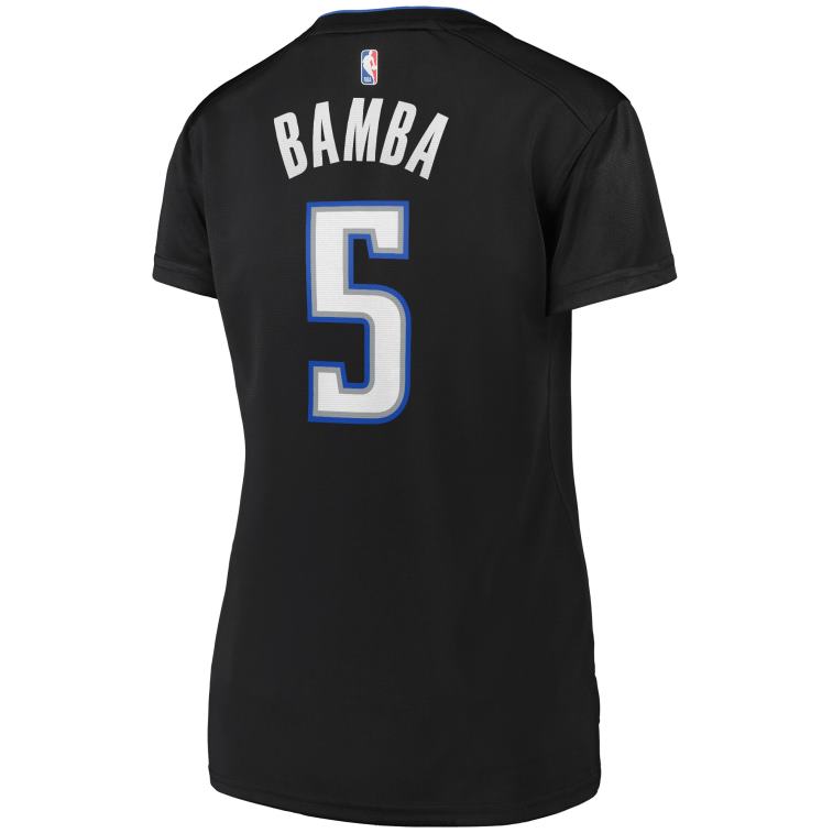 NBA 00F2L13471 orlando magic mohamed bamba maglia replica giocatore nero 2019 contropiede