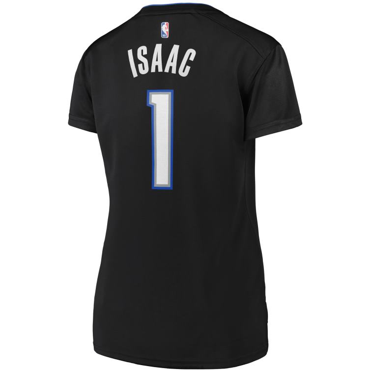 NBA 00F2L13650 orlando magic jonathan isaac nera 2019 fast break replica maglia giocatore