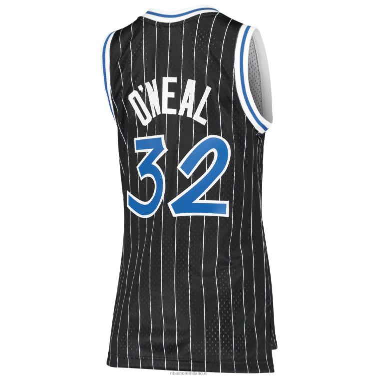 NBA 00F2L9688 orlando magic shaquille o\'neal mitchell & ness black hardwood classics swingman jersey