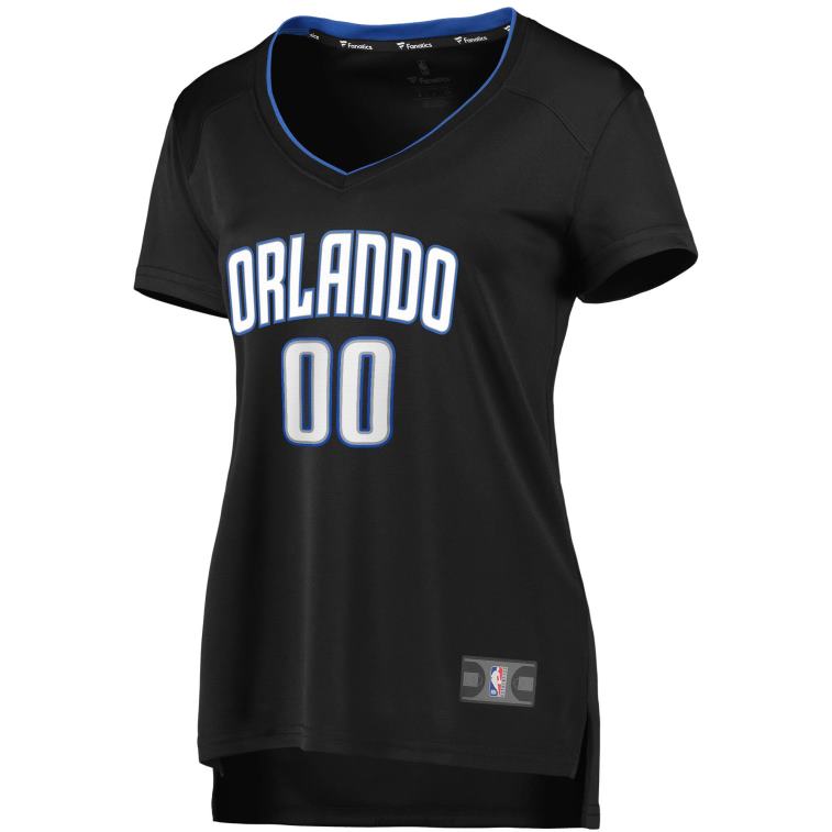 NBA 00F2L9869 maglia replica personalizzata orlando magic nera 2019 fast break