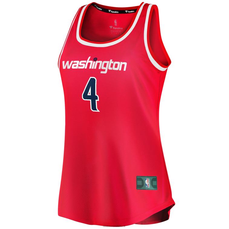 NBA 00F2L10268 Washington Wizards Russell Westbrook Maglia Canotta Fast Break Rossa