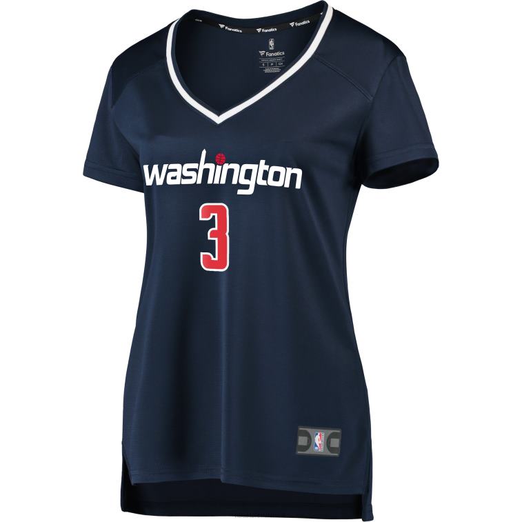 NBA 00F2L11401 Washington Wizards Bradley Beal Navy Fast Break giocatore maglia