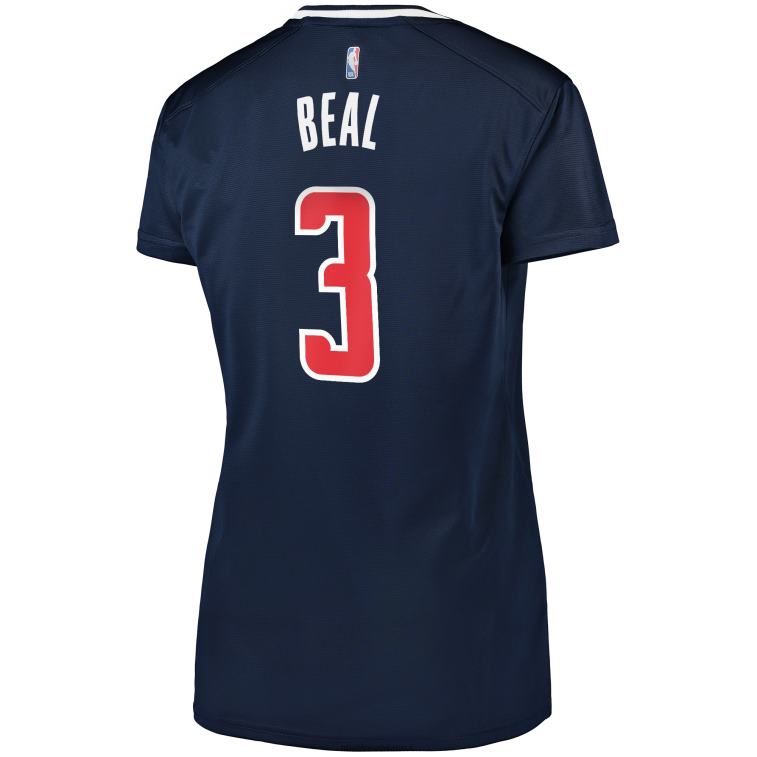 NBA 00F2L11401 Washington Wizards Bradley Beal Navy Fast Break giocatore maglia