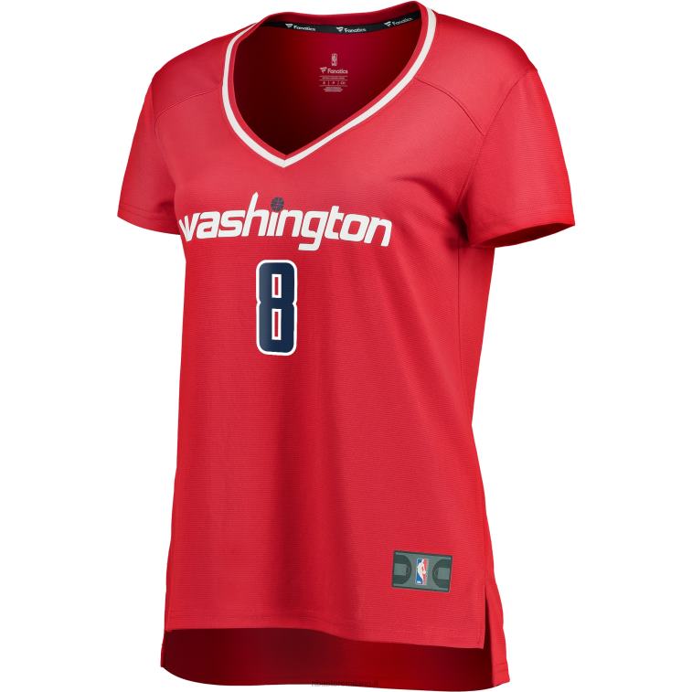 NBA 00F2L13441 Washington Wizards Rui Hachimura Maglia Rossa Fast Break Replica