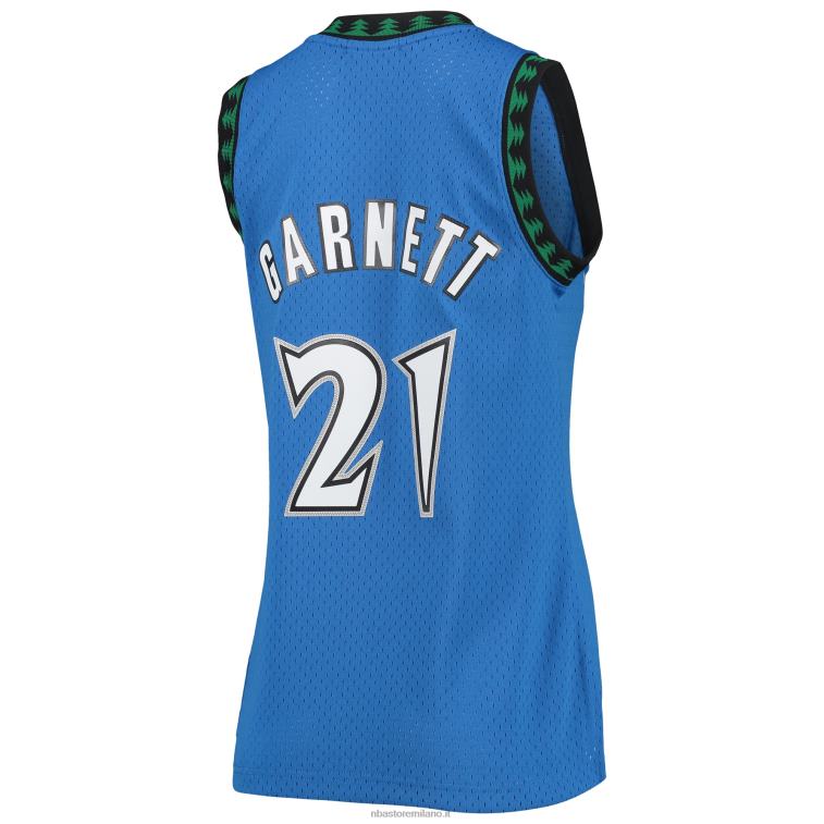 NBA 00F2L10017 Minnesota Timberwolves Kevin Garnett Mitchell & Ness Blue Hardwood Classics Swingman Jersey