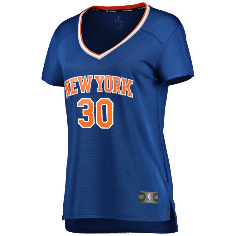 NBA 00F2L8971 julius randle dei new york knicks maglia blu replica giocatore fast break