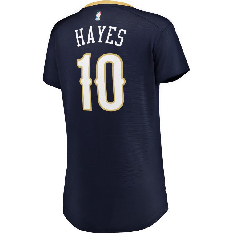 NBA 00F2L11663 new orleans pellicani jaxson hayes navy replica fast break maglia