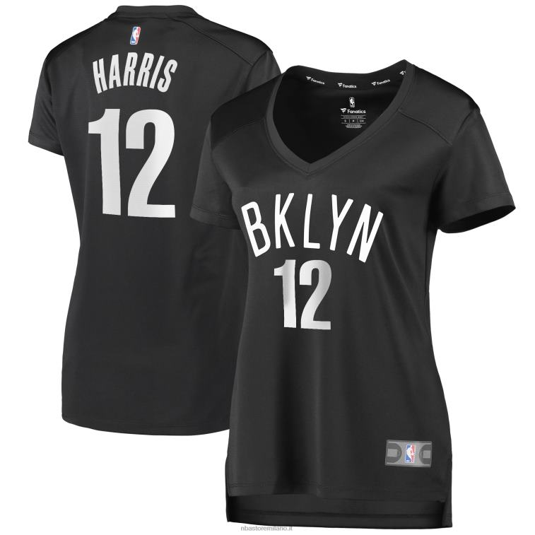 NBA 00F2L14227 brooklyn nets joe harris maglia giocatore fast break carbone