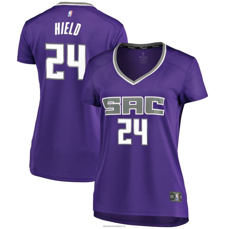 NBA 00F2L13696 sacramento kings buddy hield maglia viola fast break replica