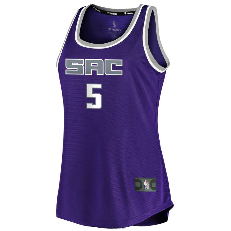 NBA 00F2L8799 sacramento kings de\'aaron fox canotta fast break viola
