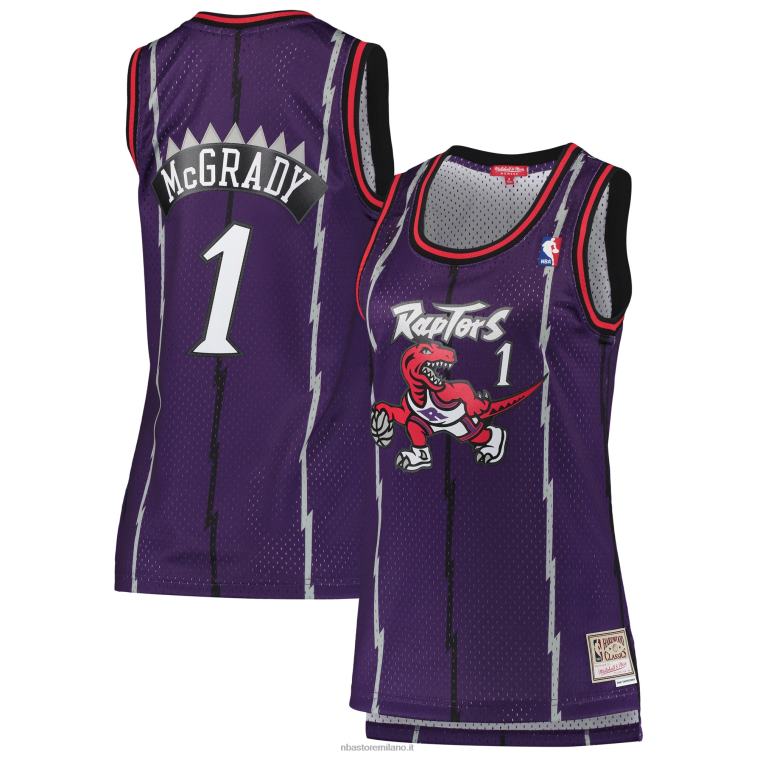 NBA 00F2L10996 toronto raptors tracy mcgrady mitchell & ness viola hardwood classici maglia swingman