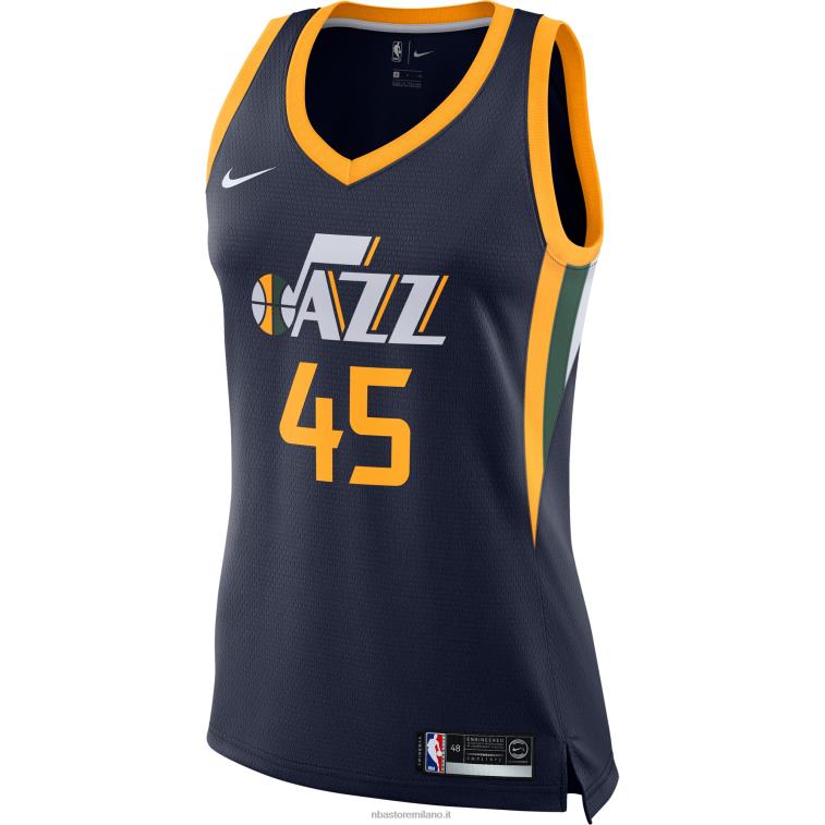 NBA 00F2L11491 maglia donovan mitchell utah jazz nike swingman - navy