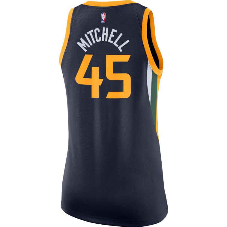 NBA 00F2L11491 maglia donovan mitchell utah jazz nike swingman - navy