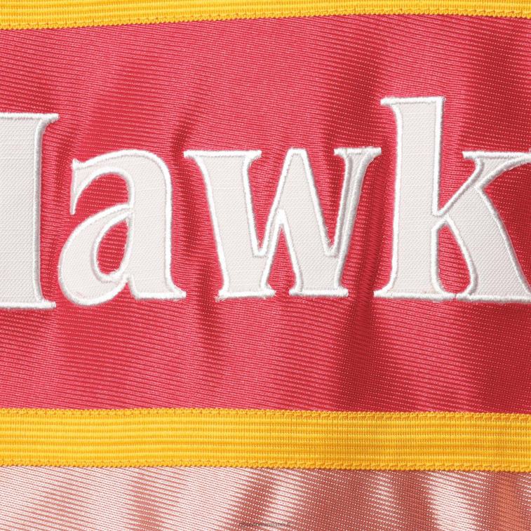 NBA 00F2L12631 atlanta hawks dominique wilkins mitchell & ness rosa 75° anniversario oro rosa 1986 maglia swingman