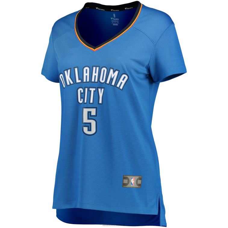 NBA 00F2L13014 oklahoma city thunder luguentz dort maglia giocatore contropiede blu