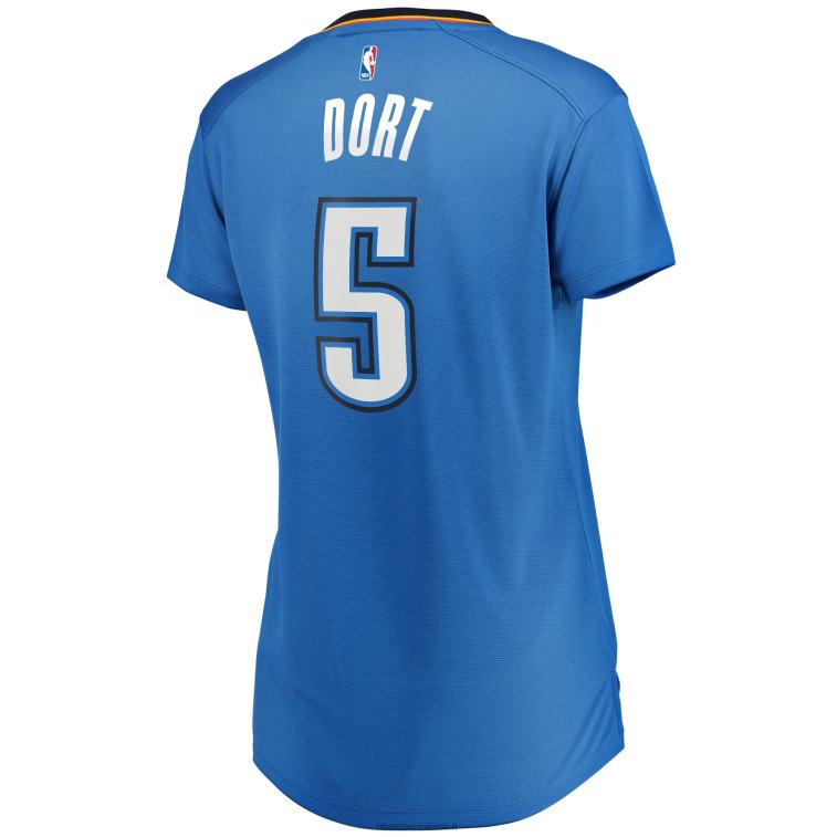 NBA 00F2L13014 oklahoma city thunder luguentz dort maglia giocatore contropiede blu