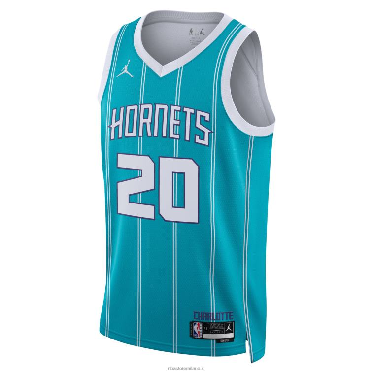 NBA 00F2L8559 charlotte hornets gordon hayward maglia nike teal swingman