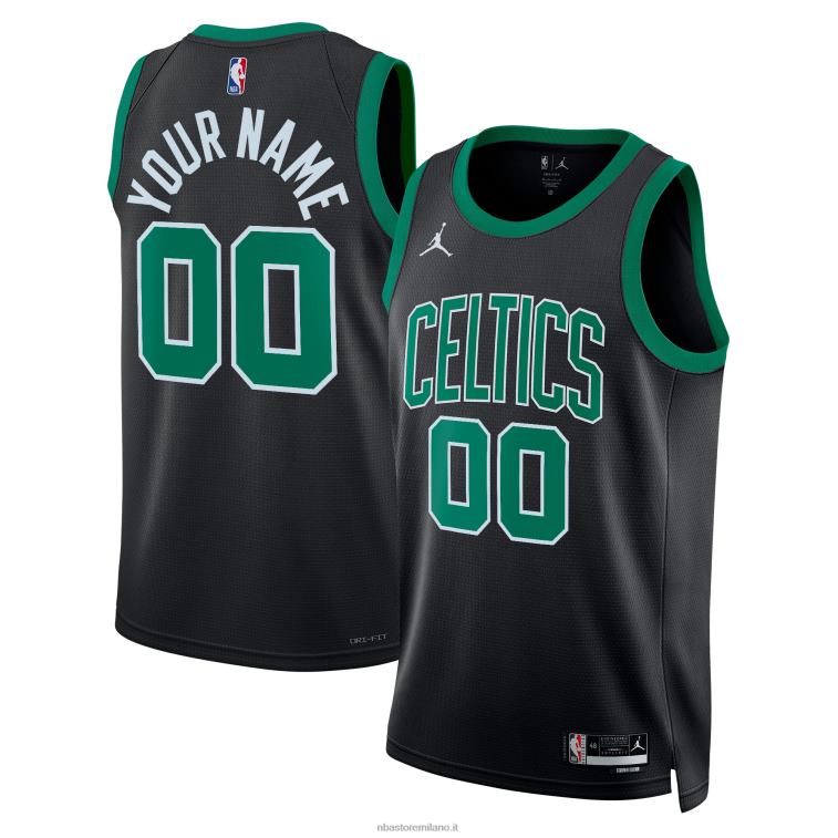 NBA 00F2L105 maglia personalizzata swingman nera marca boston celtics jordan