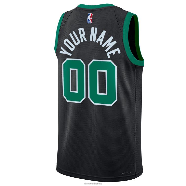 NBA 00F2L105 maglia personalizzata swingman nera marca boston celtics jordan