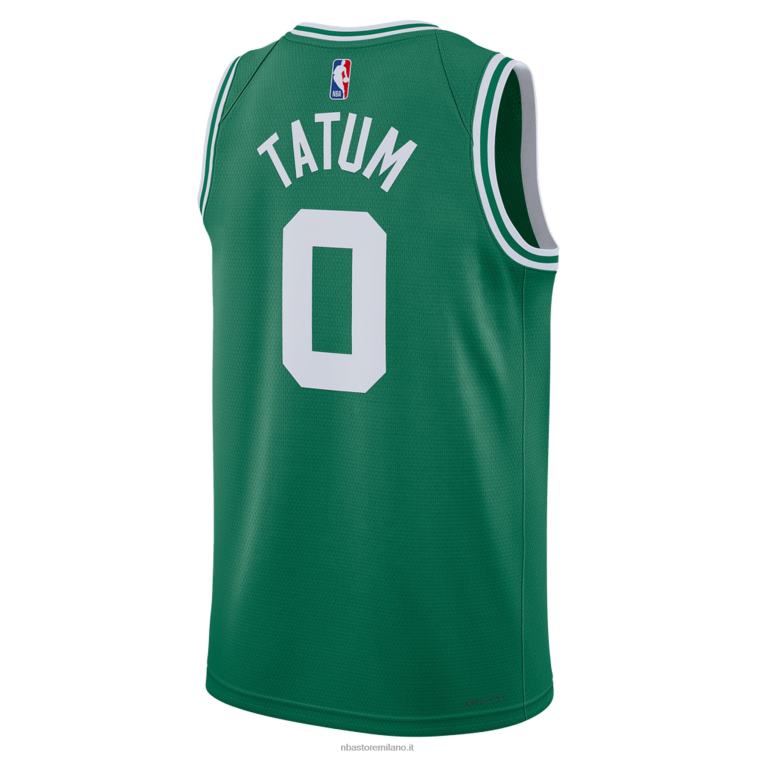 NBA 00F2L2793 boston celtics jayson tatum nike kelly maglia swingman verde