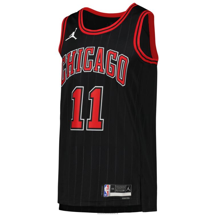 NBA 00F2L45 Chicago Bulls Demar Derozan Jordan marca maglia swingman nera