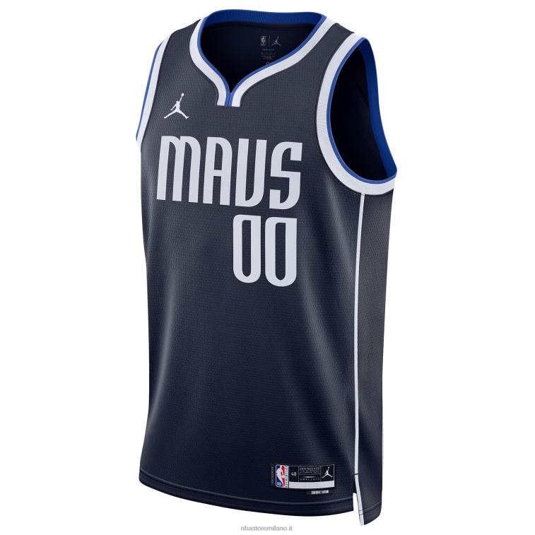 NBA 00F2L2992 maglia dallas mavericks jordan marca navy swingman personalizzata
