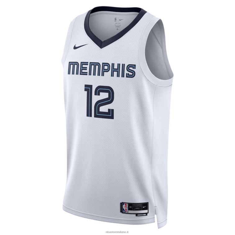 NBA 00F2L50 memphis grizzlies ja morant nike maglia bianca swingman