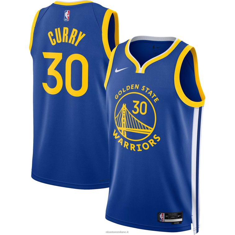 NBA 00F2L174 maglia golden state warriors stephen curry nike royal swingman